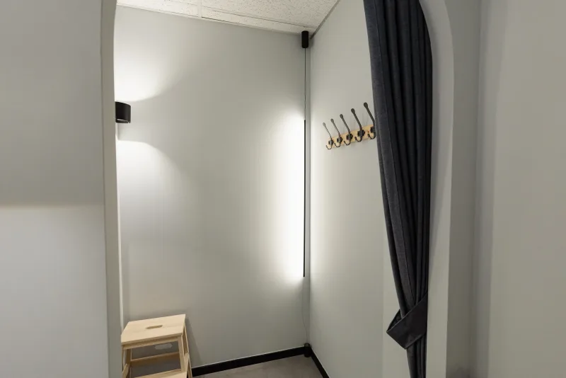 Changing area and facilities at Mind and Movement Orchard