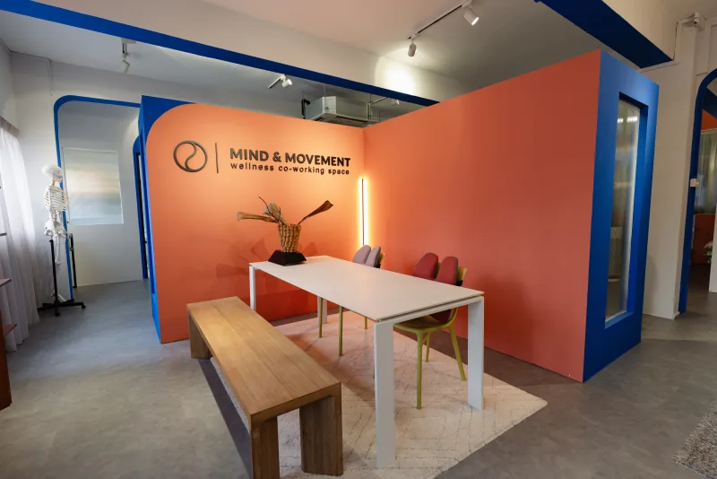 Reception at Mind & Movement Raffles Place (Grand Building)