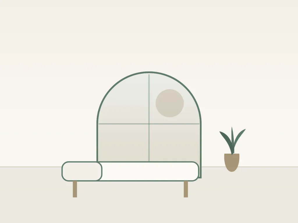 A calm, fully equipped therapy room available to rent at Mind & Movement in Singapore