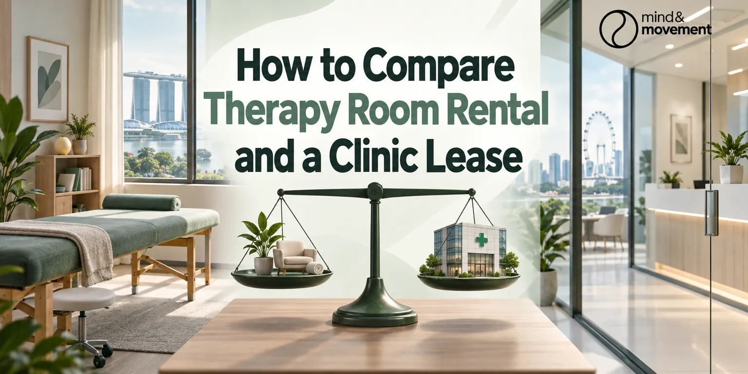 How to Compare Therapy Room Rental and a Clinic Lease